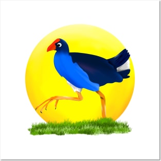 Pukeko Posters and Art